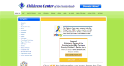 Desktop Screenshot of childrenscenterofthecumberlands.org
